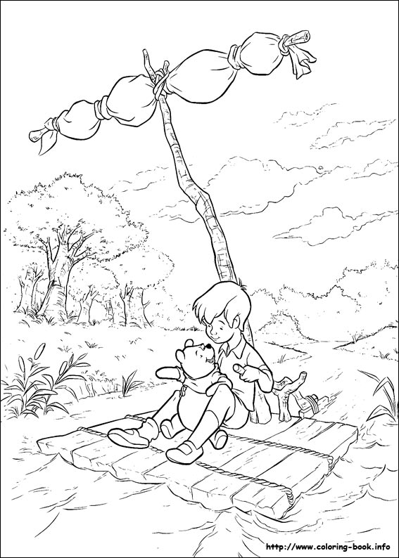 Winnie the Pooh coloring picture